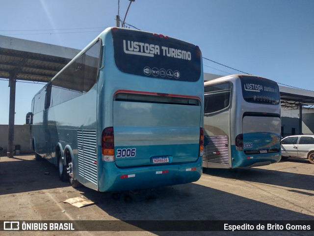 Viação Lustosa 3006 na cidade de Oeiras, Piauí, Brasil, por Espedito de Brito Gomes. Número da foto: #13223352.