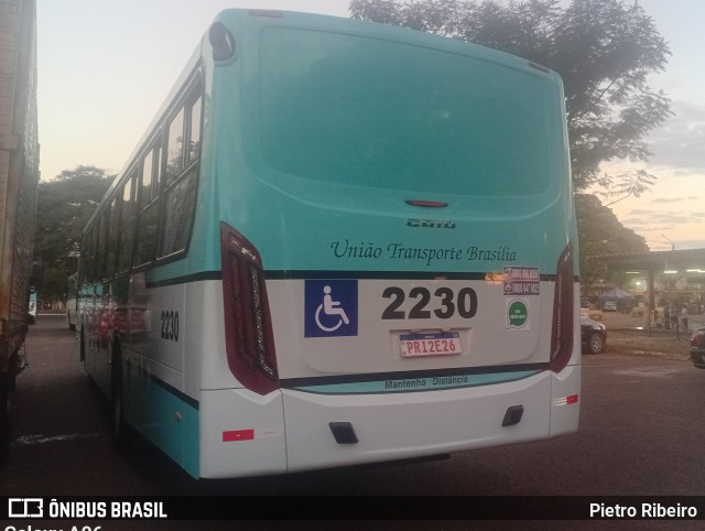 UTB - União Transporte Brasília 2230 na cidade de Brazlândia, Distrito Federal, Brasil, por Pietro Ribeiro. Número da foto: #13221757.