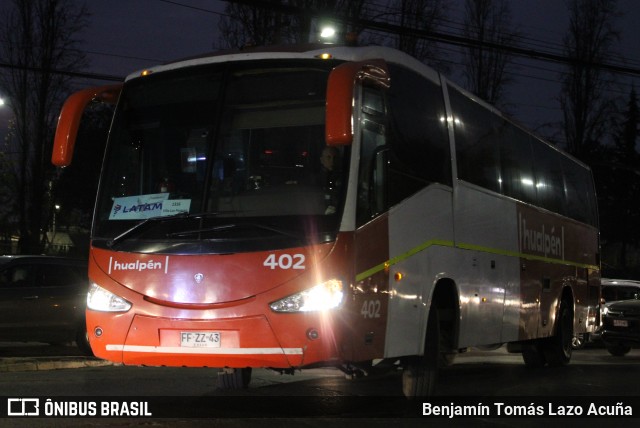 Buses Hualpén 402 na cidade de Maipú, Santiago, Metropolitana de Santiago, Chile, por Benjamín Tomás Lazo Acuña. Número da foto: #13223819.