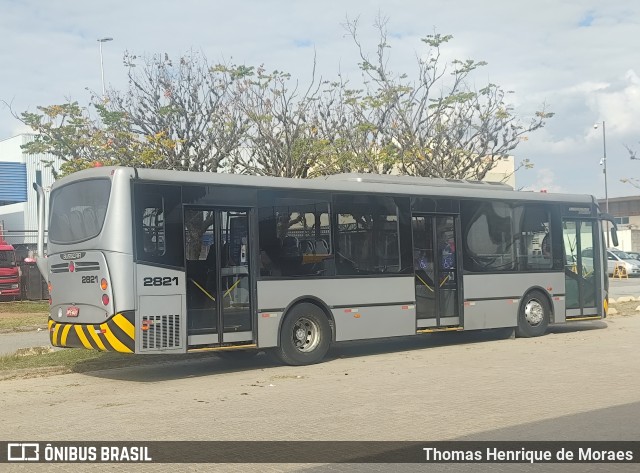 Empresa de Ônibus Pássaro Marron 2821 na cidade de Guarulhos, São Paulo, Brasil, por Thomas Henrique de Moraes. Número da foto: #13222166.