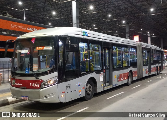 Viação Gatusa Transportes Urbanos 7 6378 na cidade de São Paulo, São Paulo, Brasil, por Rafael Santos Silva. Número da foto: #13221471.