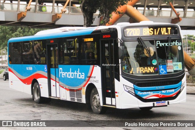 Viação Pendotiba RJ 211.019 na cidade de Rio de Janeiro, Rio de Janeiro, Brasil, por Paulo Henrique Pereira Borges. Número da foto: #13223511.