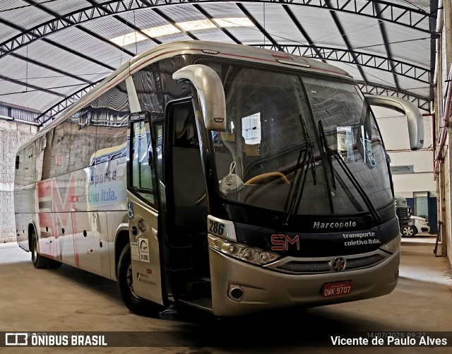 Transporte Coletivo Santa Maria 286 na cidade de Bom Despacho, Minas Gerais, Brasil, por Vicente de Paulo Alves. Número da foto: #13221694.