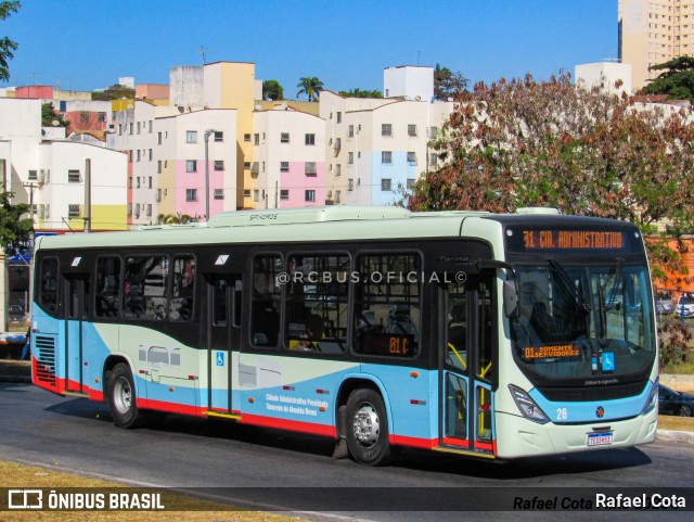 Auto Omnibus Floramar 26 na cidade de Belo Horizonte, Minas Gerais, Brasil, por Rafael Cota. Número da foto: #13223900.