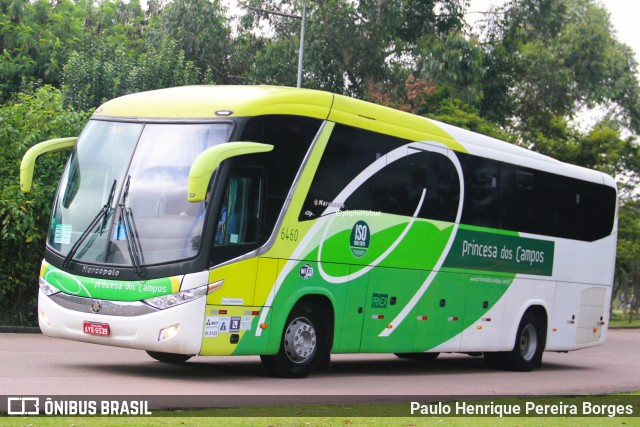 Expresso Princesa dos Campos 6460 na cidade de Curitiba, Paraná, Brasil, por Paulo Henrique Pereira Borges. Número da foto: #13223574.