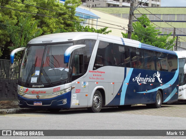 América Turismo 2521 na cidade de Praia Grande, São Paulo, Brasil, por Mark 12. Número da foto: #13223567.