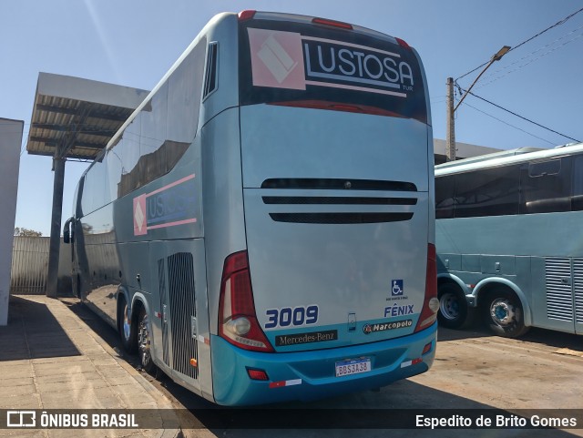Viação Lustosa 3009 na cidade de Oeiras, Piauí, Brasil, por Espedito de Brito Gomes. Número da foto: #13223369.
