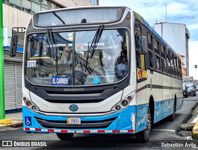 Buses Guadalupe 63 na cidade de Carmen, San José, San José, Costa Rica, por Sebastian Ávila. Número da foto: #13222794.