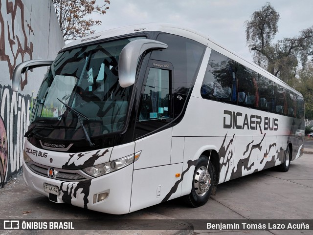 Dicaer Bus - Transportes Dicaer KFLX42 na cidade de Santiago, Santiago, Metropolitana de Santiago, Chile, por Benjamín Tomás Lazo Acuña. Número da foto: #13223853.