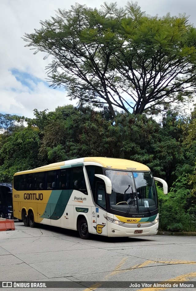 Empresa Gontijo de Transportes 18270 na cidade de São Paulo, São Paulo, Brasil, por João Vitor Almeida de Moura. Número da foto: #13222372.