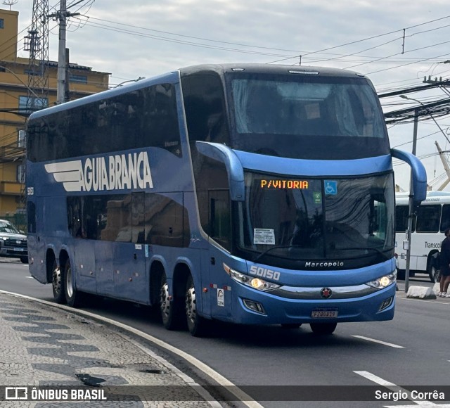 Viação Águia Branca 50150 na cidade de Vitória, Espírito Santo, Brasil, por Sergio Corrêa. Número da foto: #13221802.