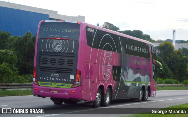 Viação Garcia 8725 na cidade de Santa Isabel, São Paulo, Brasil, por George Miranda. Número da foto: #13223394.