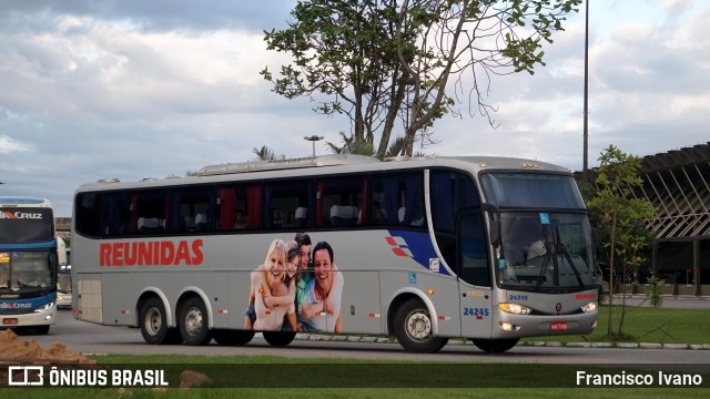 Reunidas Transportes Coletivos 24245 na cidade de Florianópolis, Santa Catarina, Brasil, por Francisco Ivano. Número da foto: #13224089.