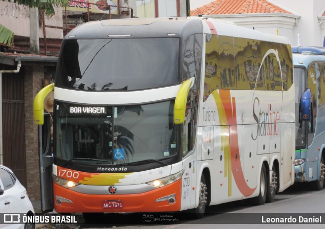 Starline Turismo 1700 na cidade de Aparecida, São Paulo, Brasil, por Leonardo Daniel. Número da foto: #13222422.