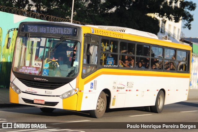 Transportes Paranapuan B10064 na cidade de Rio de Janeiro, Rio de Janeiro, Brasil, por Paulo Henrique Pereira Borges. Número da foto: #13223499.