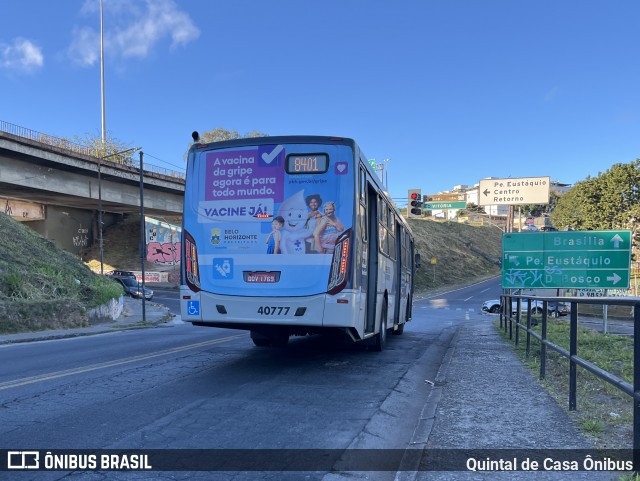 Urca Auto Ônibus 40777 na cidade de Belo Horizonte, Minas Gerais, Brasil, por Quintal de Casa Ônibus. Número da foto: #13221760.