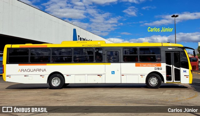 Viação Araguarina 3199 na cidade de Goiânia, Goiás, Brasil, por Carlos Júnior. Número da foto: #13222810.