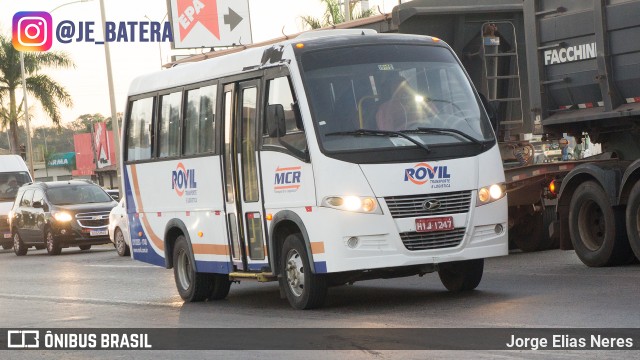 Rovil Transportes HIJ1247 na cidade de Ribeirão das Neves, Minas Gerais, Brasil, por Jorge Elias Neres. Número da foto: #13221428.