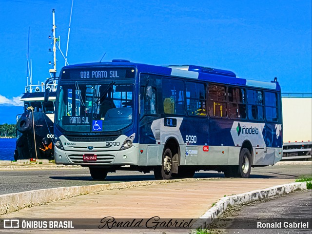 Viação Modelo 9090 na cidade de Aracaju, Sergipe, Brasil, por Ronald Gabriel. Número da foto: #13223343.