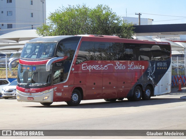 Expresso São Luiz 7900 na cidade de Goiânia, Goiás, Brasil, por Glauber Medeiros. Número da foto: #13223133.