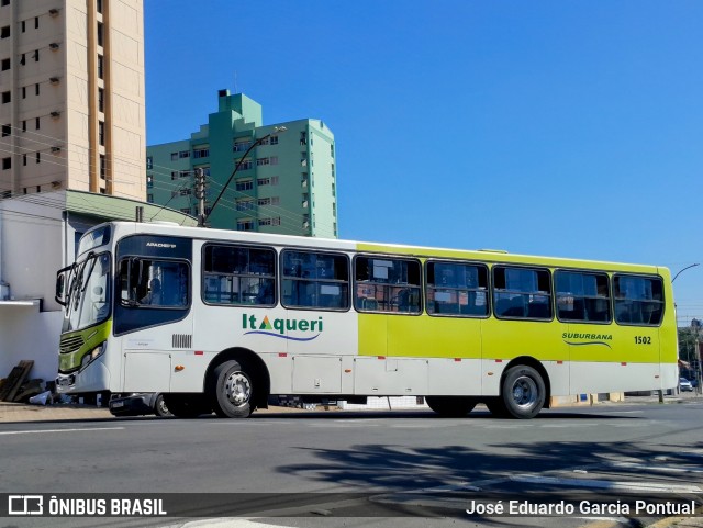 Viação Itaqueri 1502 na cidade de Piracicaba, São Paulo, Brasil, por José Eduardo Garcia Pontual. Número da foto: #13221845.