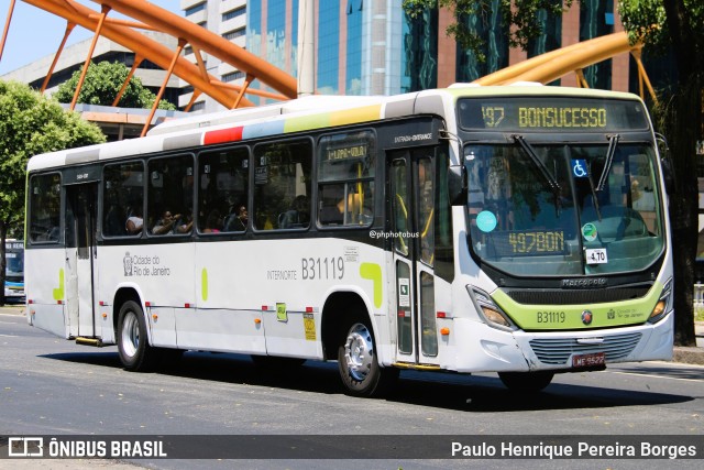 Viação VG B31119 na cidade de Rio de Janeiro, Rio de Janeiro, Brasil, por Paulo Henrique Pereira Borges. Número da foto: #13223527.