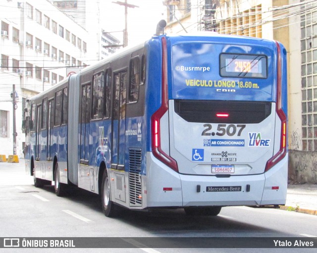 Mobibrasil São Lourenço >>> Mobi-PE 2.507 na cidade de Recife, Pernambuco, Brasil, por Ytalo Alves. Número da foto: #13222110.