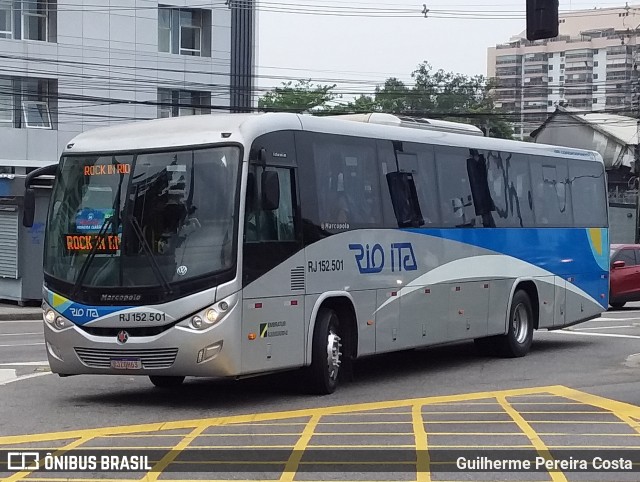 Rio Ita RJ 152.501 na cidade de Rio de Janeiro, Rio de Janeiro, Brasil, por Guilherme Pereira Costa. Número da foto: #13222753.