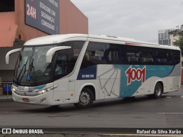 Auto Viação 1001 RJ 108.742 na cidade de Rio de Janeiro, Rio de Janeiro, Brasil, por Rafael da Silva Xarão. Número da foto: #13223029.