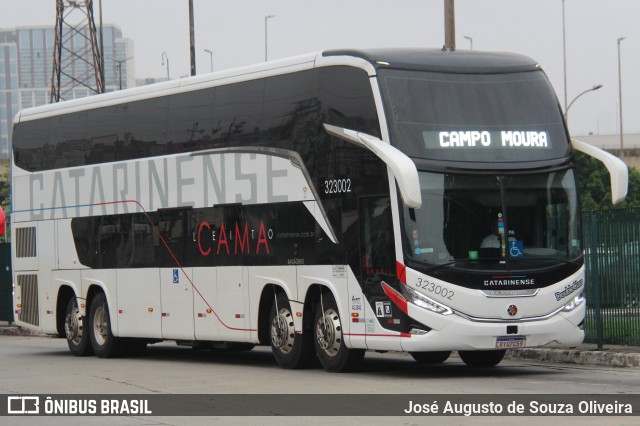 Auto Viação Catarinense 323002 na cidade de São Paulo, São Paulo, Brasil, por José Augusto de Souza Oliveira. Número da foto: #13223840.