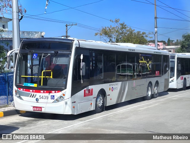 Next Mobilidade - ABC Sistema de Transporte 5439 na cidade de São Paulo, São Paulo, Brasil, por Matheus Ribeiro. Número da foto: #13223505.