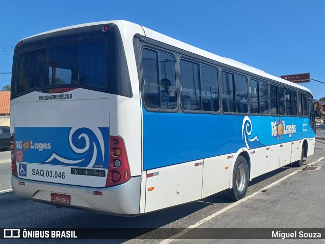 Rio Lagos Transportes SAQ.03.046 na cidade de Saquarema, Rio de Janeiro, Brasil, por Miguel Souza. Número da foto: #13221994.