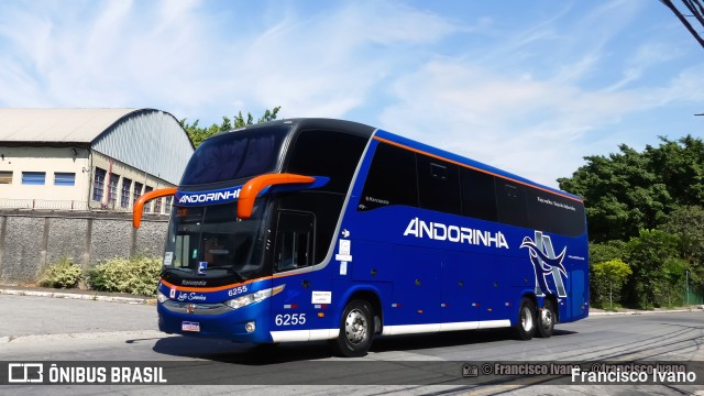 Empresa de Transportes Andorinha 6255 na cidade de São Paulo, São Paulo, Brasil, por Francisco Ivano. Número da foto: #13223986.