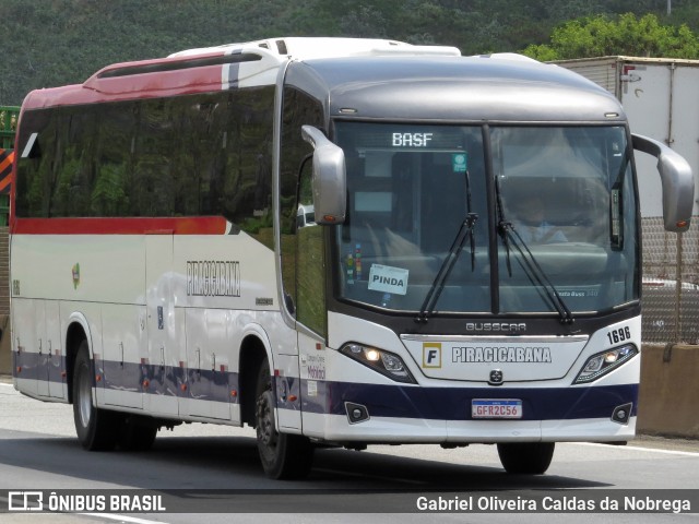Viação Piracicabana 1696 na cidade de Aparecida, São Paulo, Brasil, por Gabriel Oliveira Caldas da Nobrega. Número da foto: #13222647.