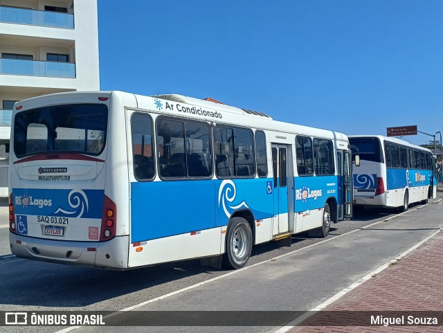 Rio Lagos Transportes SAQ.03.021 na cidade de Saquarema, Rio de Janeiro, Brasil, por Miguel Souza. Número da foto: #13221996.