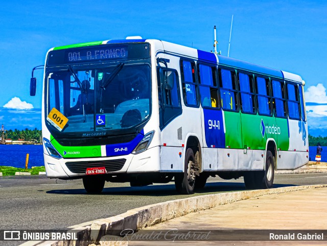 Viação Modelo 9441 na cidade de Aracaju, Sergipe, Brasil, por Ronald Gabriel. Número da foto: #13221542.