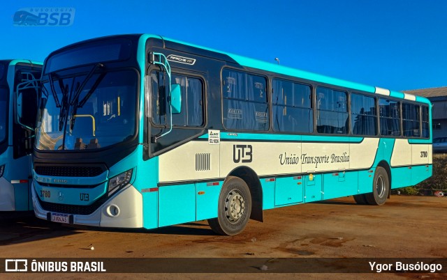 UTB - União Transporte Brasília 3780 na cidade de Taguatinga, Distrito Federal, Brasil, por Ygor Busólogo. Número da foto: #13222222.
