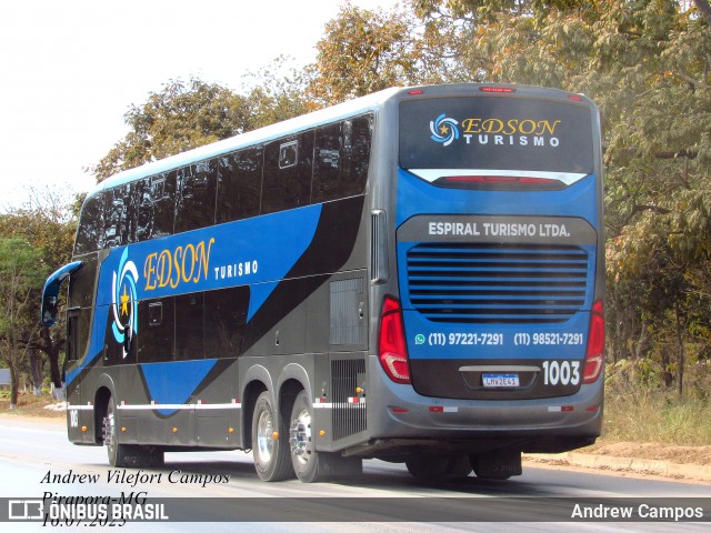 Edson Turismo 1003 na cidade de Pirapora, Minas Gerais, Brasil, por Andrew Campos. Número da foto: #13222955.