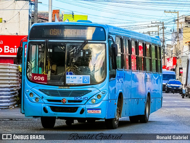 Viação Modelo 9040 na cidade de Aracaju, Sergipe, Brasil, por Ronald Gabriel. Número da foto: #13223356.