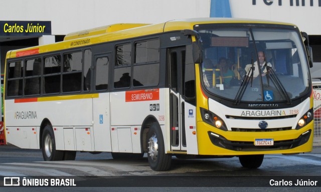 Viação Araguarina 3198 na cidade de Goiânia, Goiás, Brasil, por Carlos Júnior. Número da foto: #13222038.