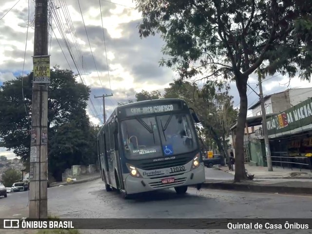 Pampulha Transportes > Plena Transportes 11020 na cidade de Belo Horizonte, Minas Gerais, Brasil, por Quintal de Casa Ônibus. Número da foto: #13221758.