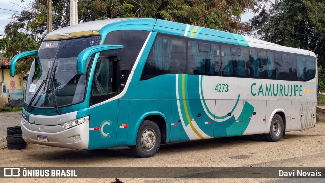 Auto Viação Camurujipe 4273 na cidade de Itapebi, Bahia, Brasil, por Davi Novais. Número da foto: #13223239.