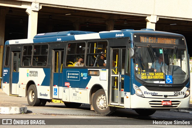 Bettania Ônibus 30876 na cidade de Belo Horizonte, Minas Gerais, Brasil, por Henrique Simões. Número da foto: #13223818.