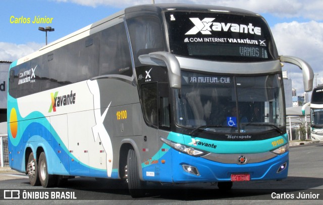 Viação Xavante 19100 na cidade de Goiânia, Goiás, Brasil, por Carlos Júnior. Número da foto: #13222075.