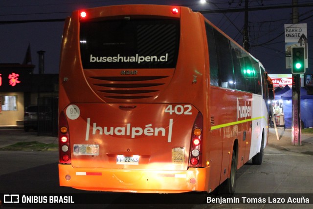 Buses Hualpén 402 na cidade de Maipú, Santiago, Metropolitana de Santiago, Chile, por Benjamín Tomás Lazo Acuña. Número da foto: #13223822.