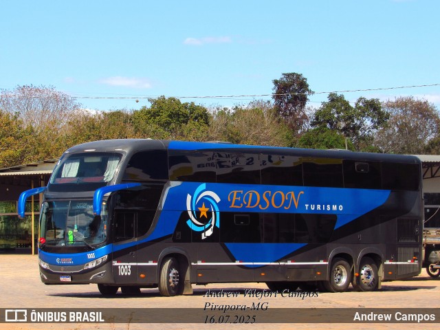 Edson Turismo 1003 na cidade de Pirapora, Minas Gerais, Brasil, por Andrew Campos. Número da foto: #13222938.