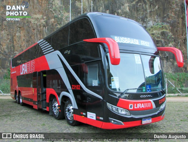 Lirabus 23102 na cidade de Campinas, São Paulo, Brasil, por Danilo Augusto. Número da foto: #13221756.