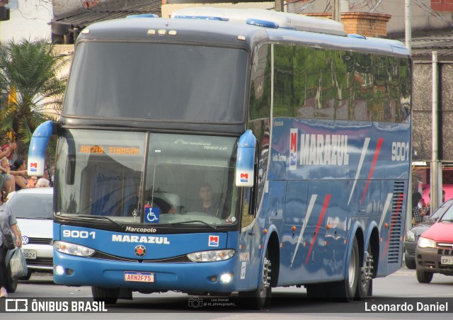 Marazul Turismo 9001 na cidade de Aparecida, São Paulo, Brasil, por Leonardo Daniel. Número da foto: #13222341.