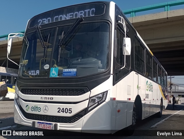 Viação Elite 2405 na cidade de Volta Redonda, Rio de Janeiro, Brasil, por Evelyn Lima. Número da foto: #13222576.
