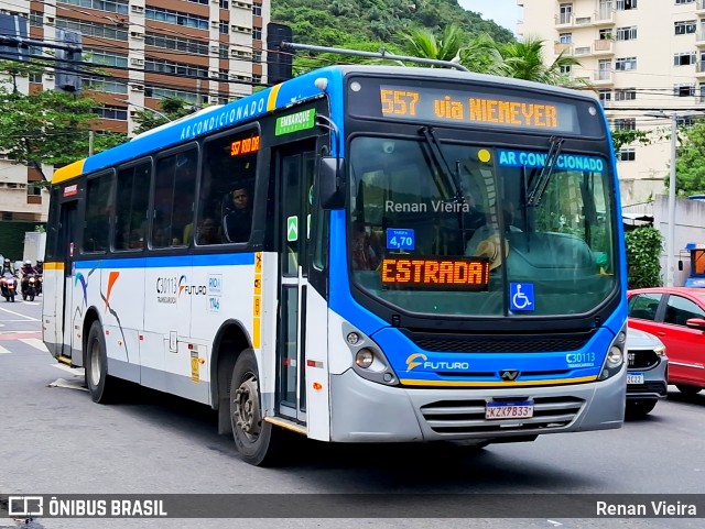 Transportes Futuro C30113 na cidade de Rio de Janeiro, Rio de Janeiro, Brasil, por Renan Vieira. Número da foto: #13223252.